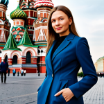 **

A successful businesswoman in Moscow, wearing a stylish yet modest business suit, standing confidently in front of the iconic Saint Basil's Cathedral, fully clothed, appropriate attire, safe for work, perfect anatomy, natural proportions, professional photography, high quality, family-friendly.

**