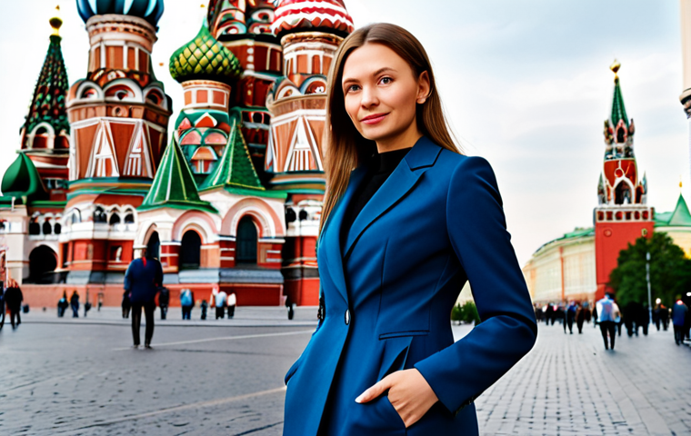 **

A successful businesswoman in Moscow, wearing a stylish yet modest business suit, standing confidently in front of the iconic Saint Basil's Cathedral, fully clothed, appropriate attire, safe for work, perfect anatomy, natural proportions, professional photography, high quality, family-friendly.

**