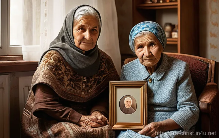 기독교와 공산주의 - A serene, richly detailed oil painting capturing the historical legacy of Russia. In the foreground,...