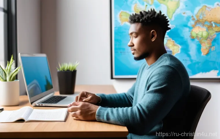 기독교와 현장 선교 - **Prompt: Quiet Connection and Understanding**
    A compassionate female missionary, in her late 20...