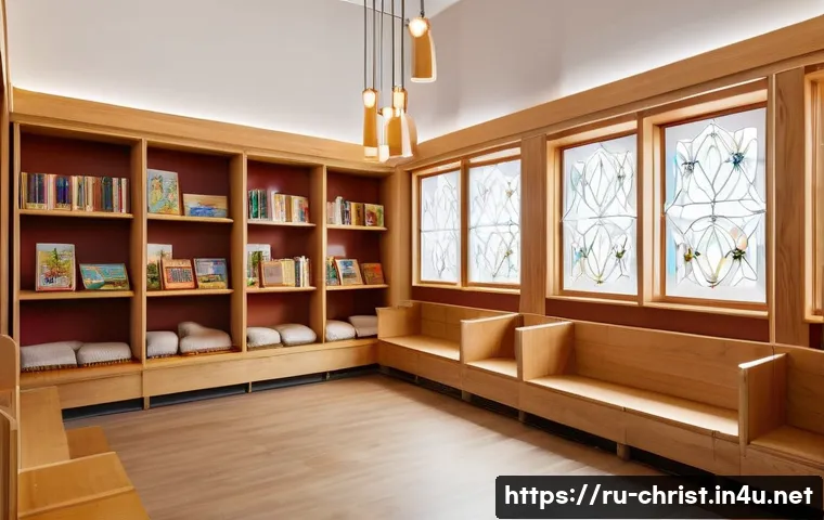 기독교와 디자인 사역 - **Prompt:** "A beautifully designed, warm, and inviting modern Russian Orthodox church interior, foc...